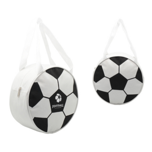 A2840, Bolsa para guardar accesorios con diseño de balón de fútbol. Incluye asas para sujetar.