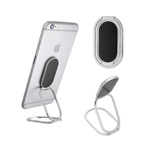 SO-108, Soporte para smartphone o tablet con diseño plegable de dos brazos, ideal para ajustar en diferentes posiciones.