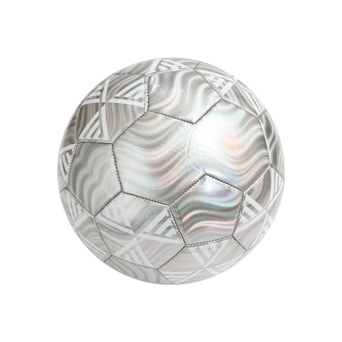 SP-002, Balón promocional de futbol soccer, medida # 5. fabricado en PVC de 2 mm de calibre, acabado láser apariencia 3D, cosido a maquina, con cámara de látex. Incluye válvula de inflado. Cámara reforzada de goma que mantiene la forma y retiene el aire de mejor manera.