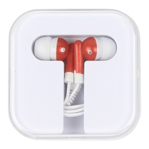 TH-021, Audifonos in-ear con estuche fabricados en abs, conexion jack 3,5 mm